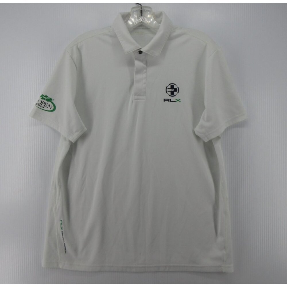 Ralph Lauren RLX Polo Shirt Medium Tennis US Open 2014 Performance
